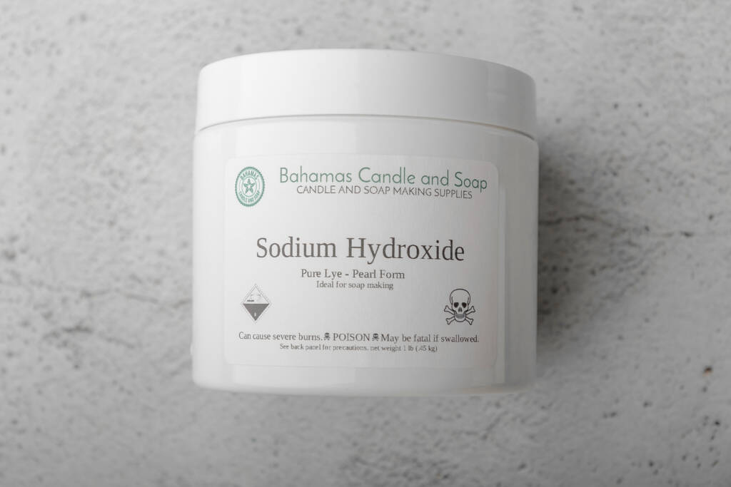 Sodium hydroxide cold process soap